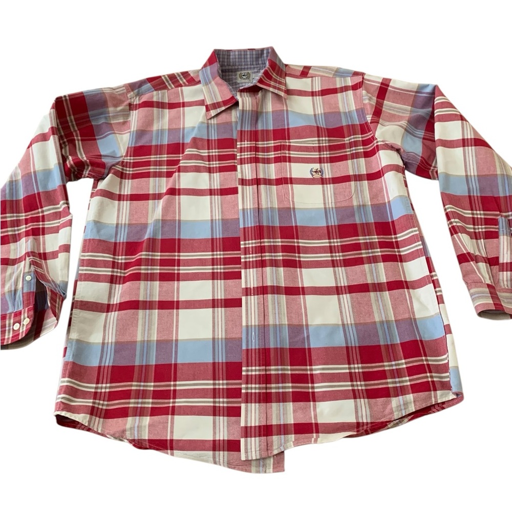 Cinch Red and Blue Plaid Men's Shirt